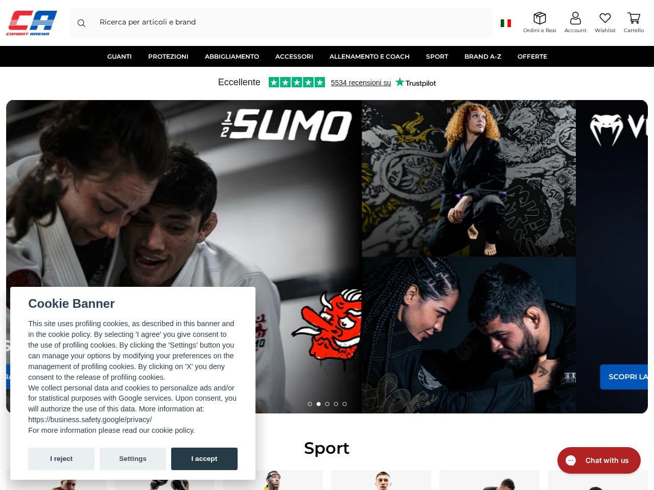 Combat Arena — Website Preview