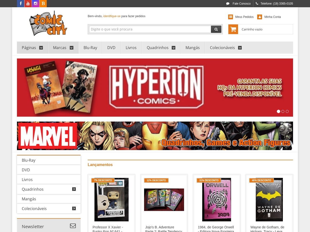 Comic City Store โ Website Preview