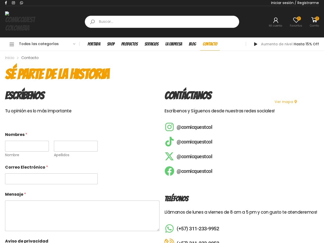 Comicquest — Website Preview