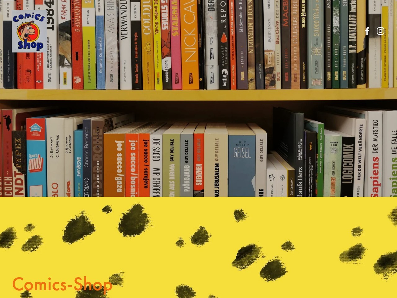 Comics-Shop Keller — Website Preview