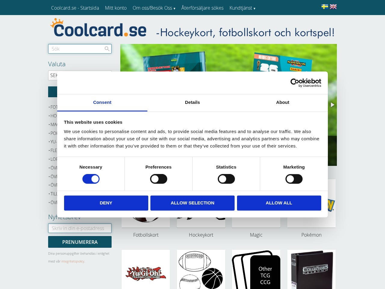 Coolcard AB fd.Spel i Focus — Website Preview
