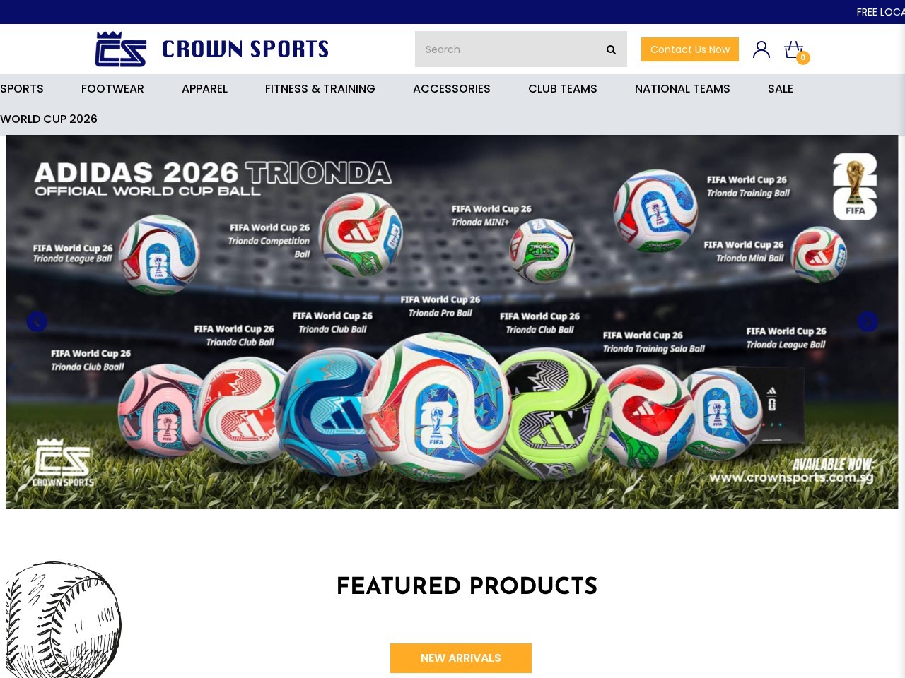 Crown Sports Pte Ltd — Website Preview