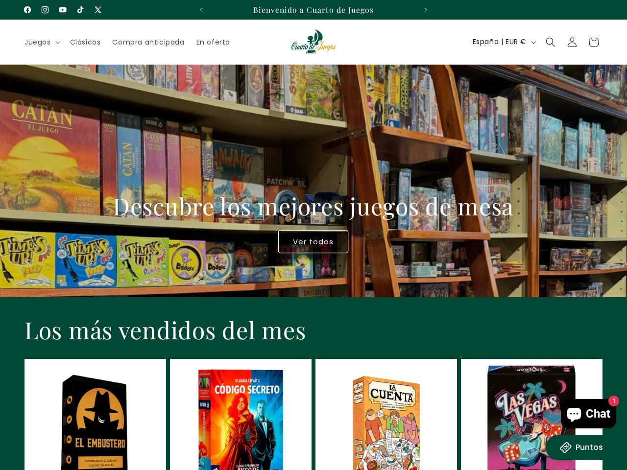 Cuarto de Juegos — Website Preview