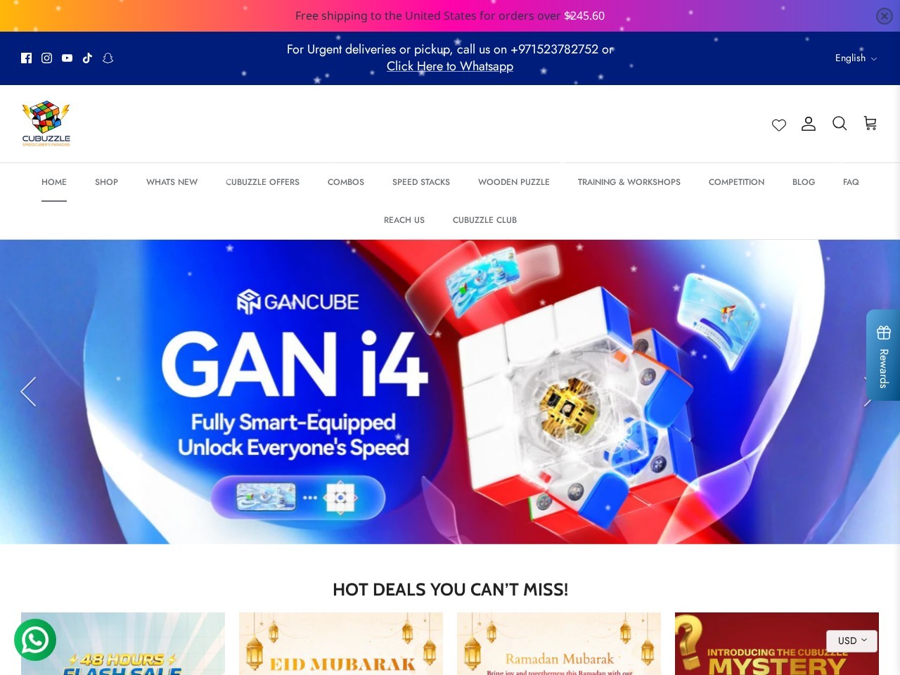 Cubuzzle — Website Preview