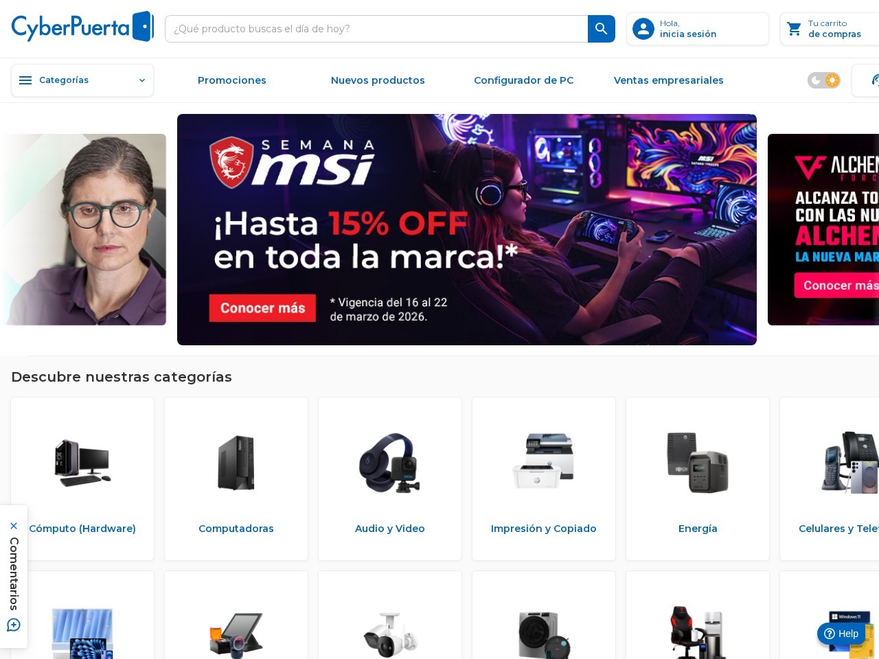 Cyberpuerta, S.A. de C.V. (Corporativo) — Website Preview