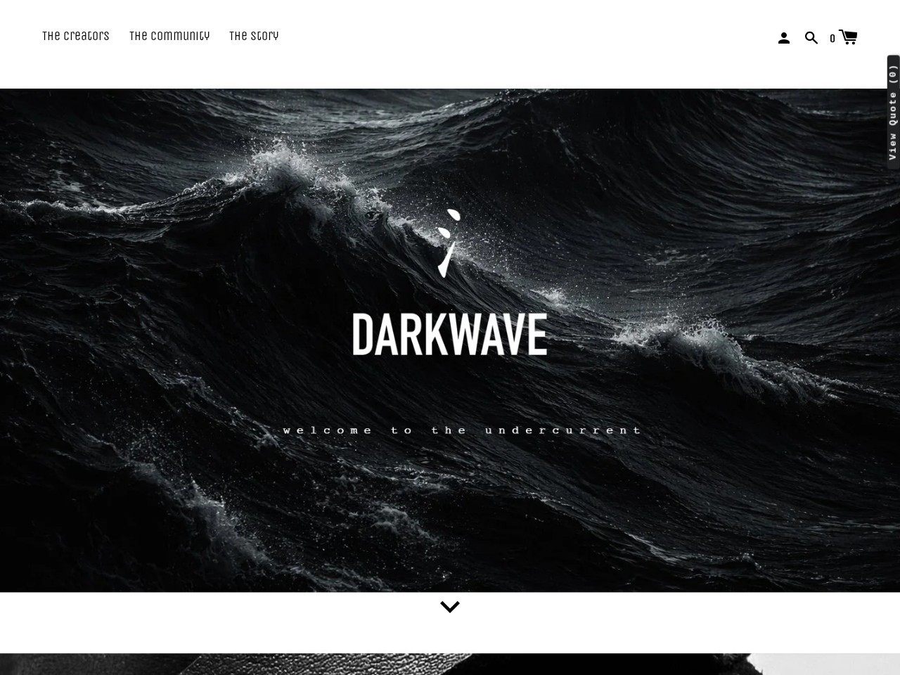 DARK WAVE by DEPRESSION — Website Preview