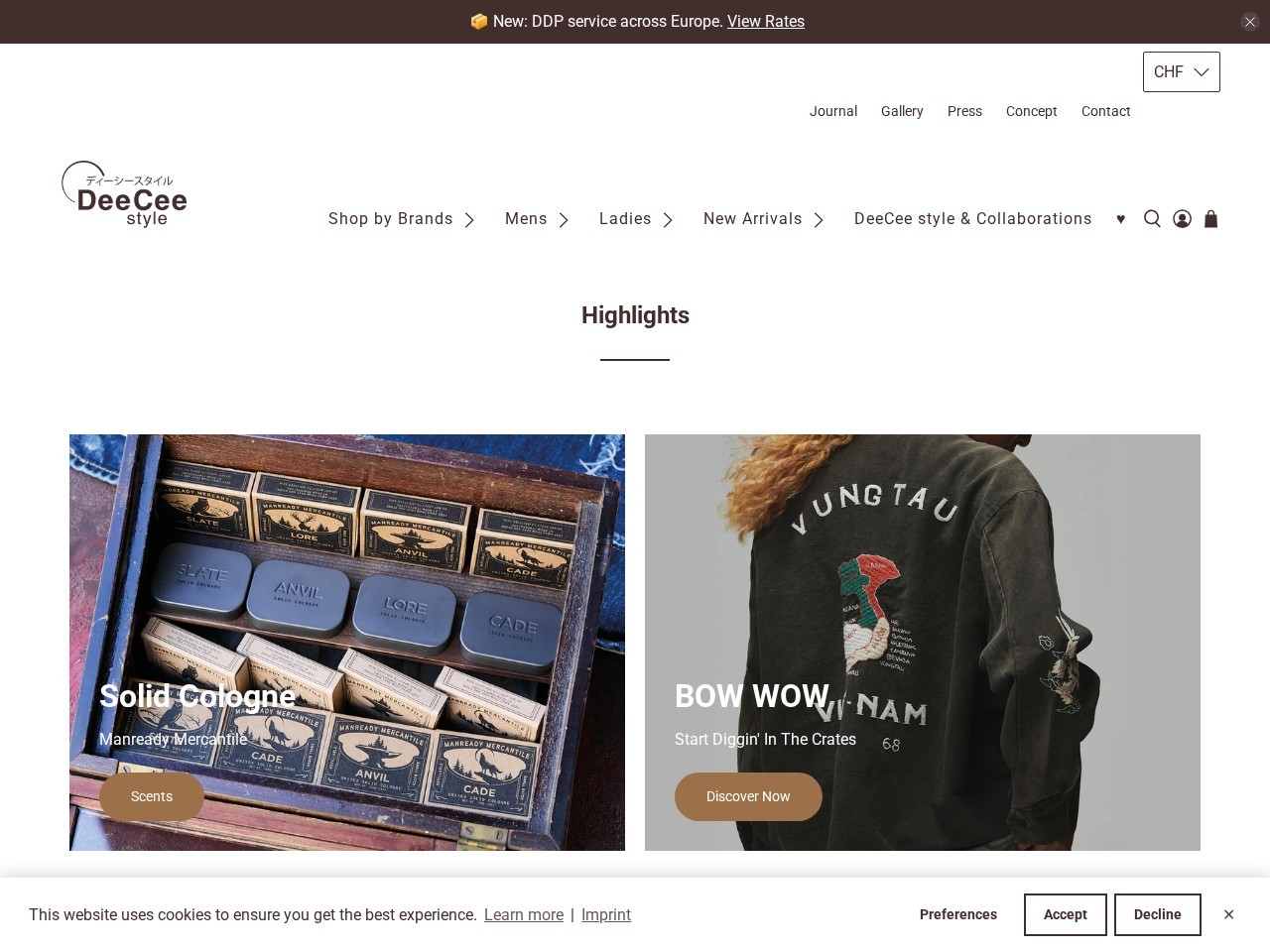 DeeCee style — Website Preview