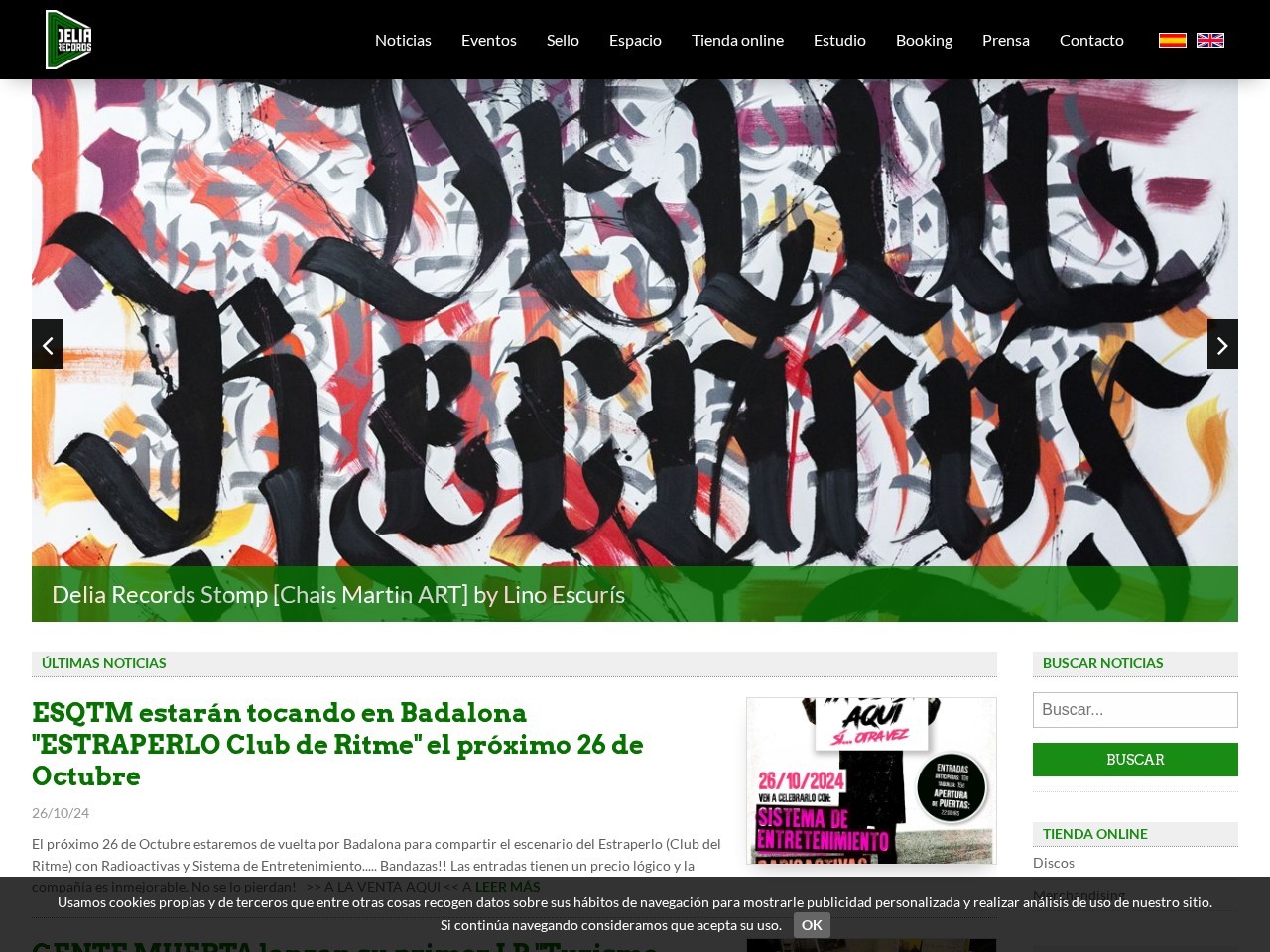 Delia Records โ Website Preview