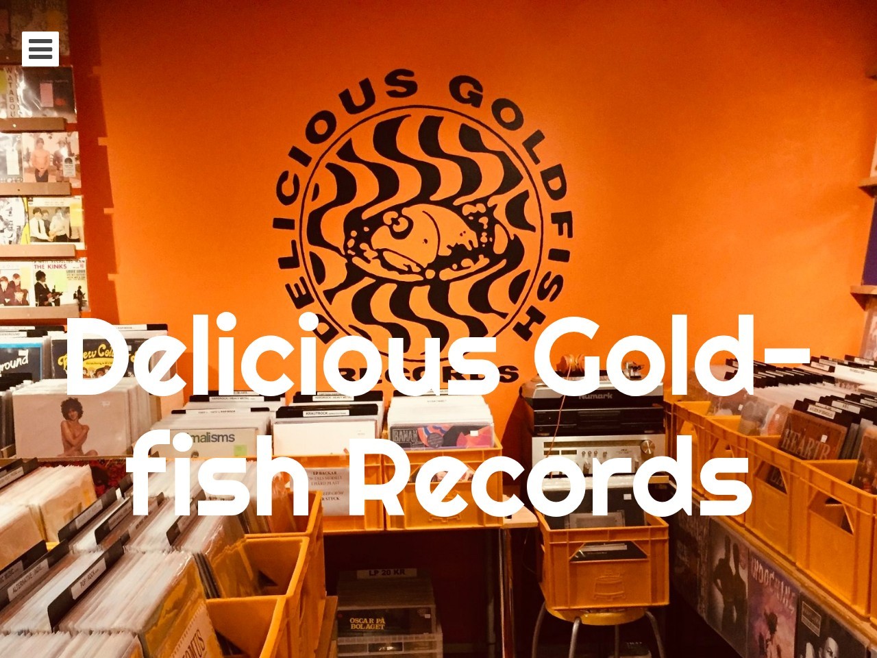 Delicious Goldfish Records — Website Preview