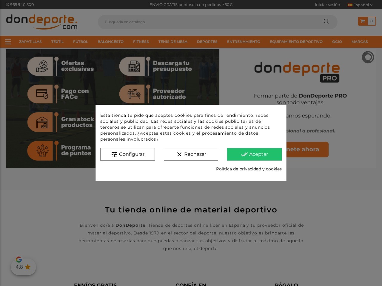 DonDeporte | dondeporte.com — Website Preview