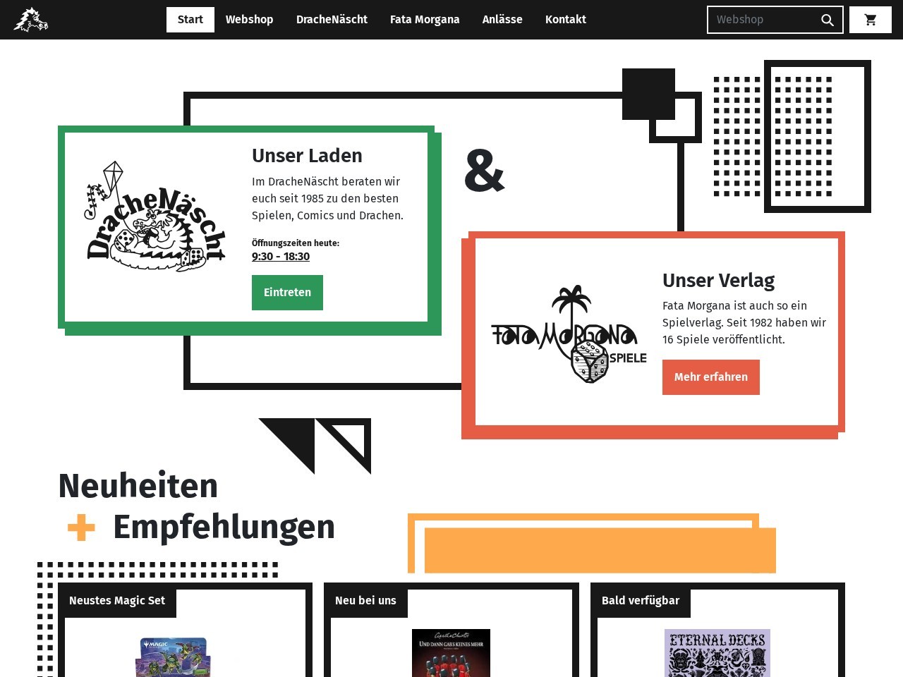 DracheNäscht — Website Preview