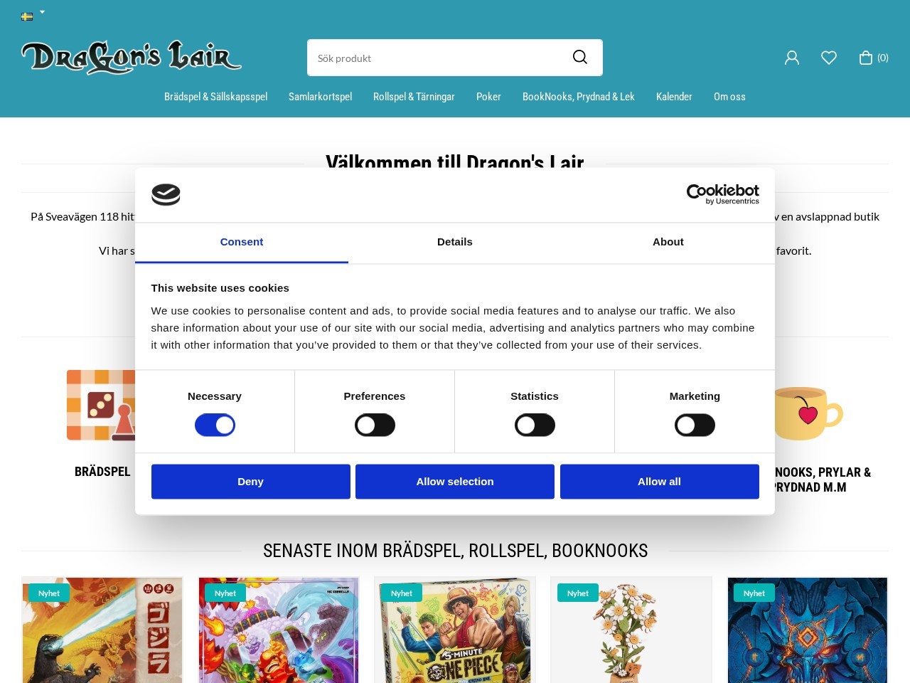 Dragon’s Lair – Sveavägen — Website Preview