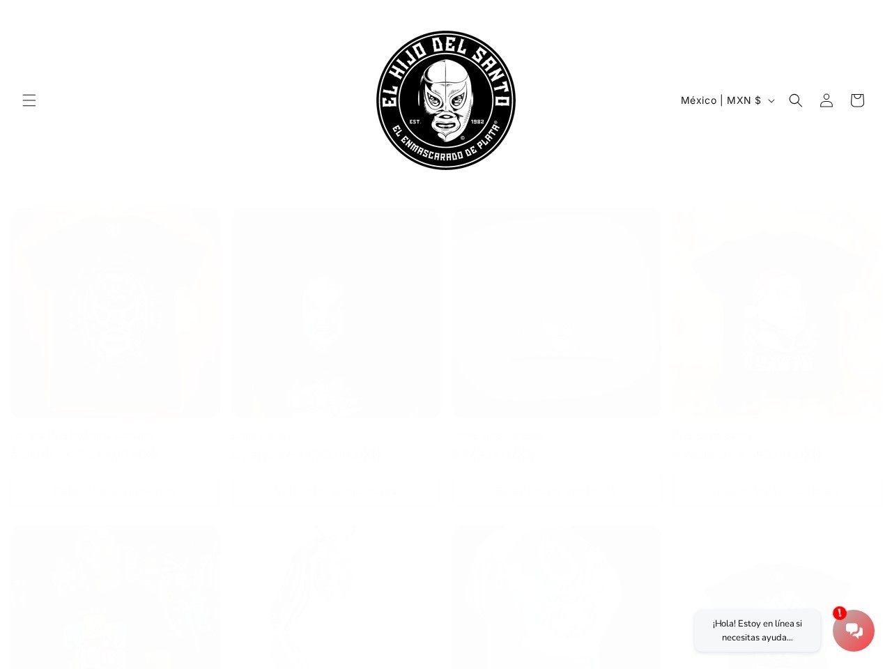 El Hijo del Santo Tienda Oficial โ Website Preview