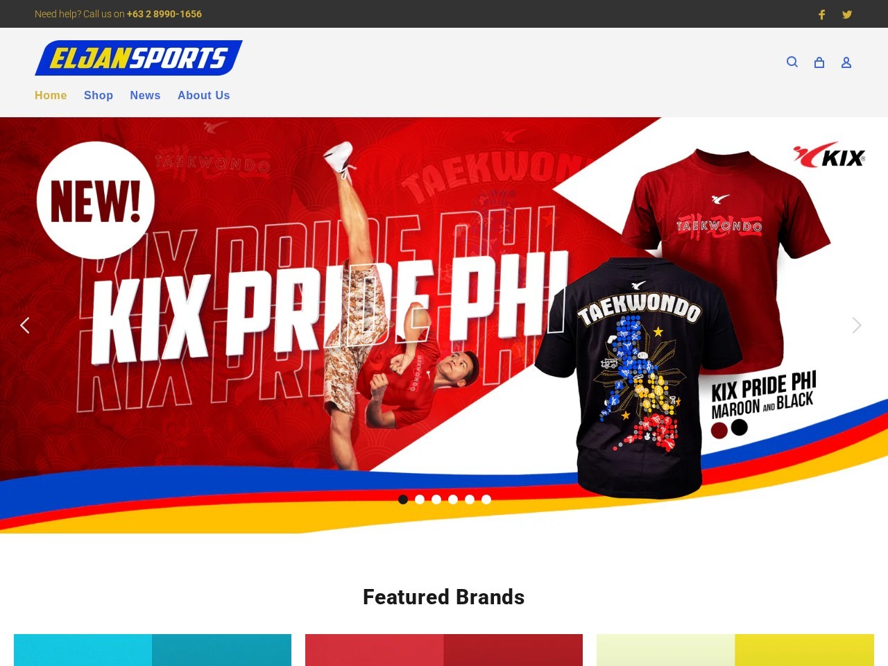 Eljan Sports — Website Preview