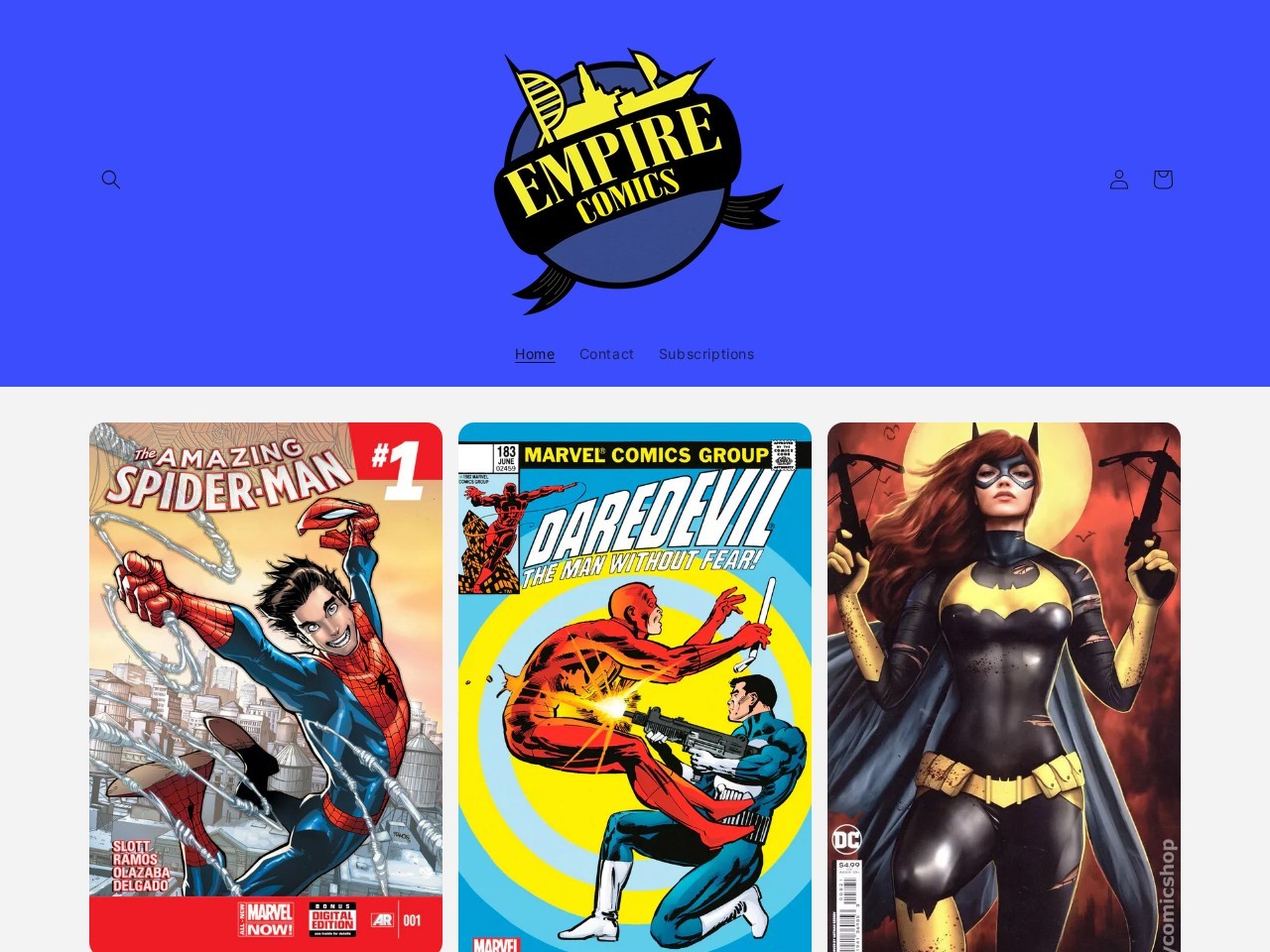 Empire Comics โ Website Preview