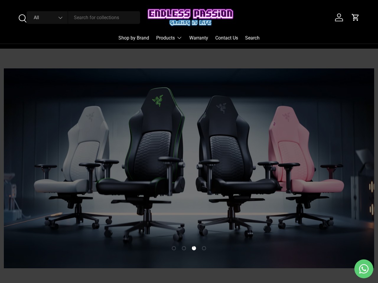 Endless Passion Gaming — Website Preview