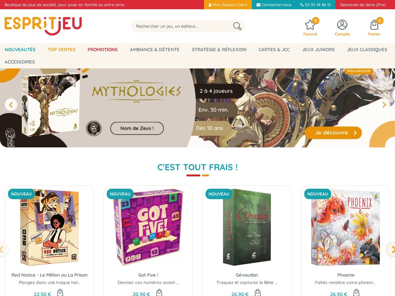 Esprit Jeu — Website Preview