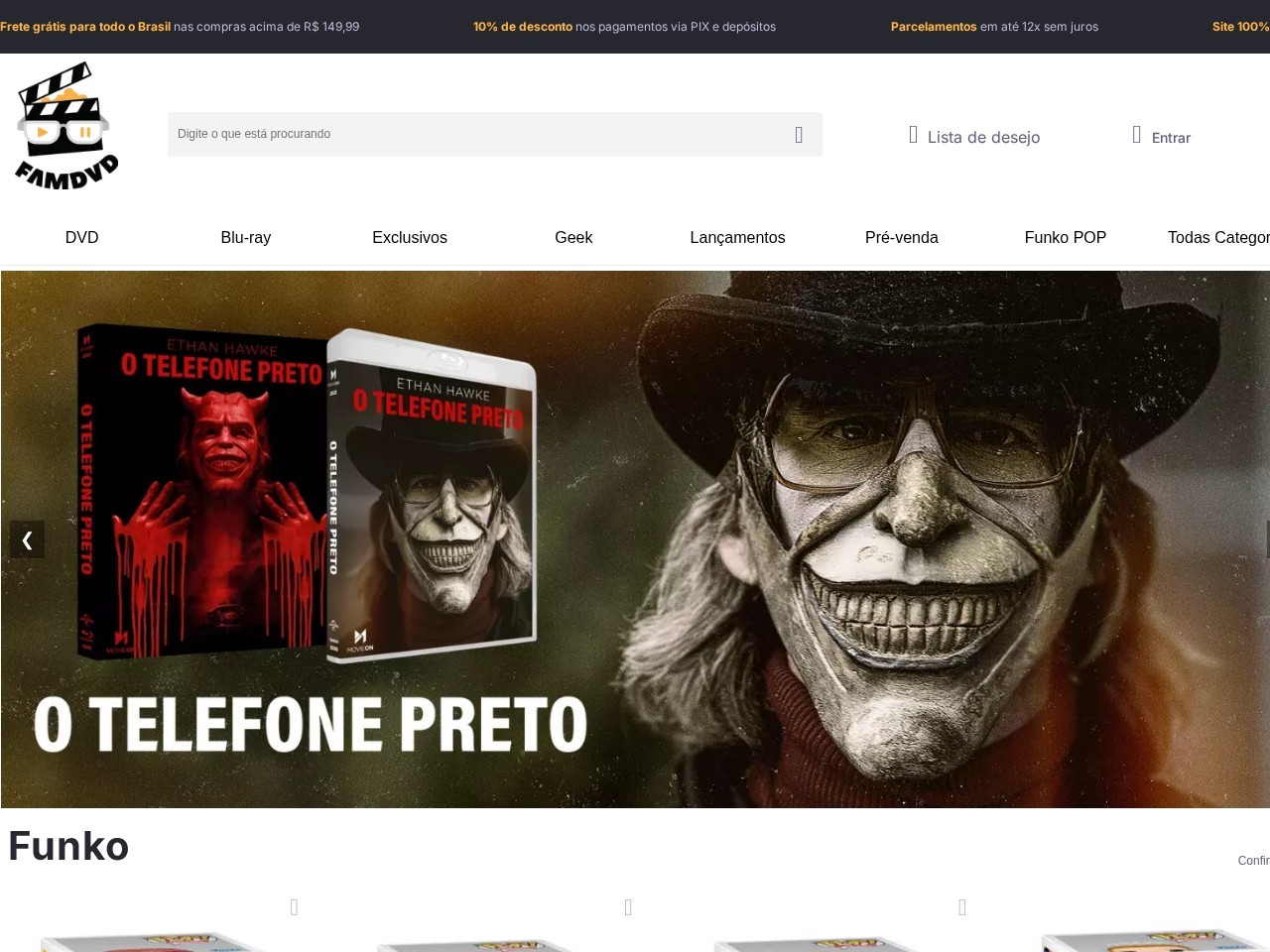 FAMDVD — Website Preview