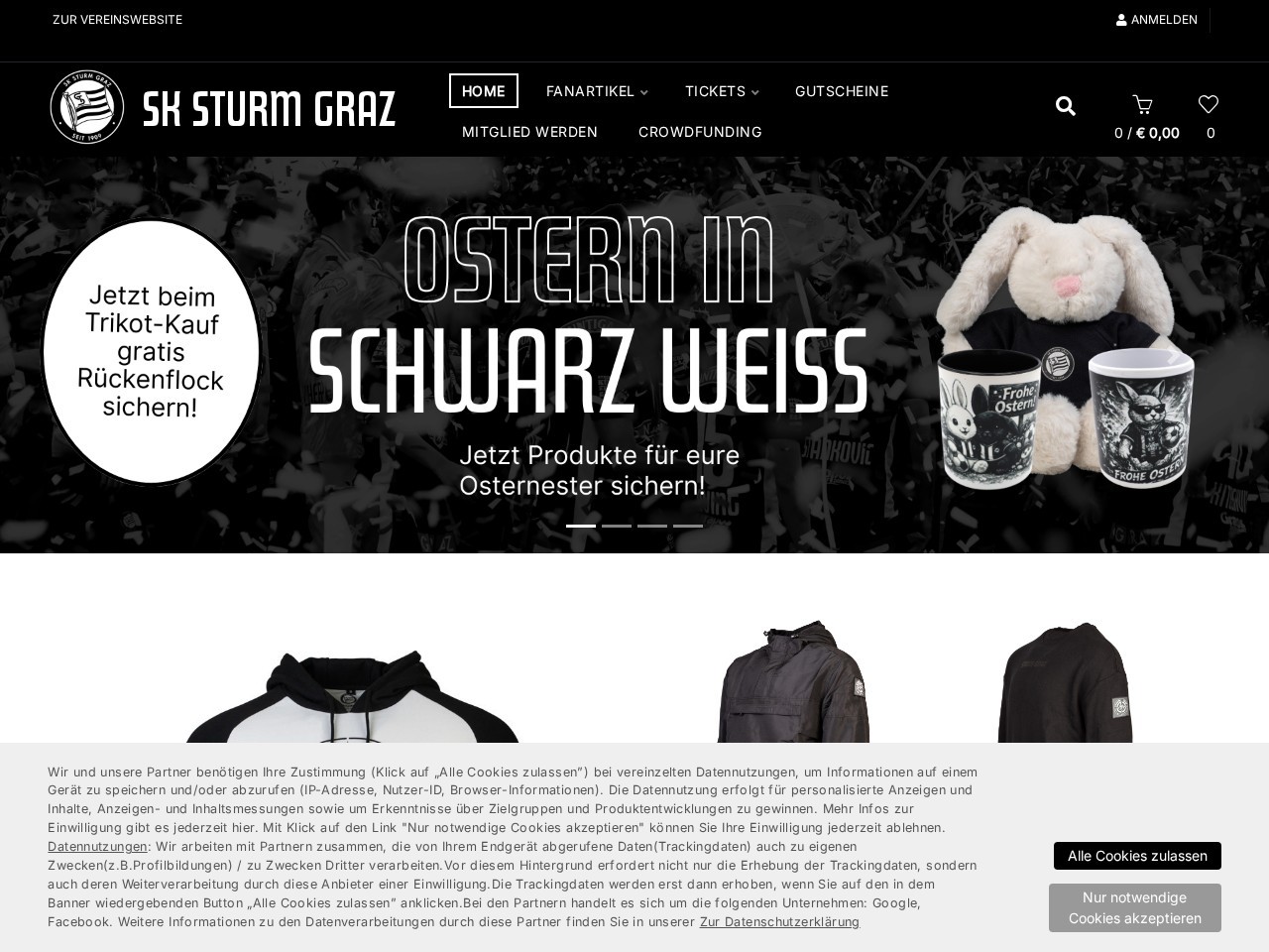 Fan Shop SK Sturm โ Website Preview