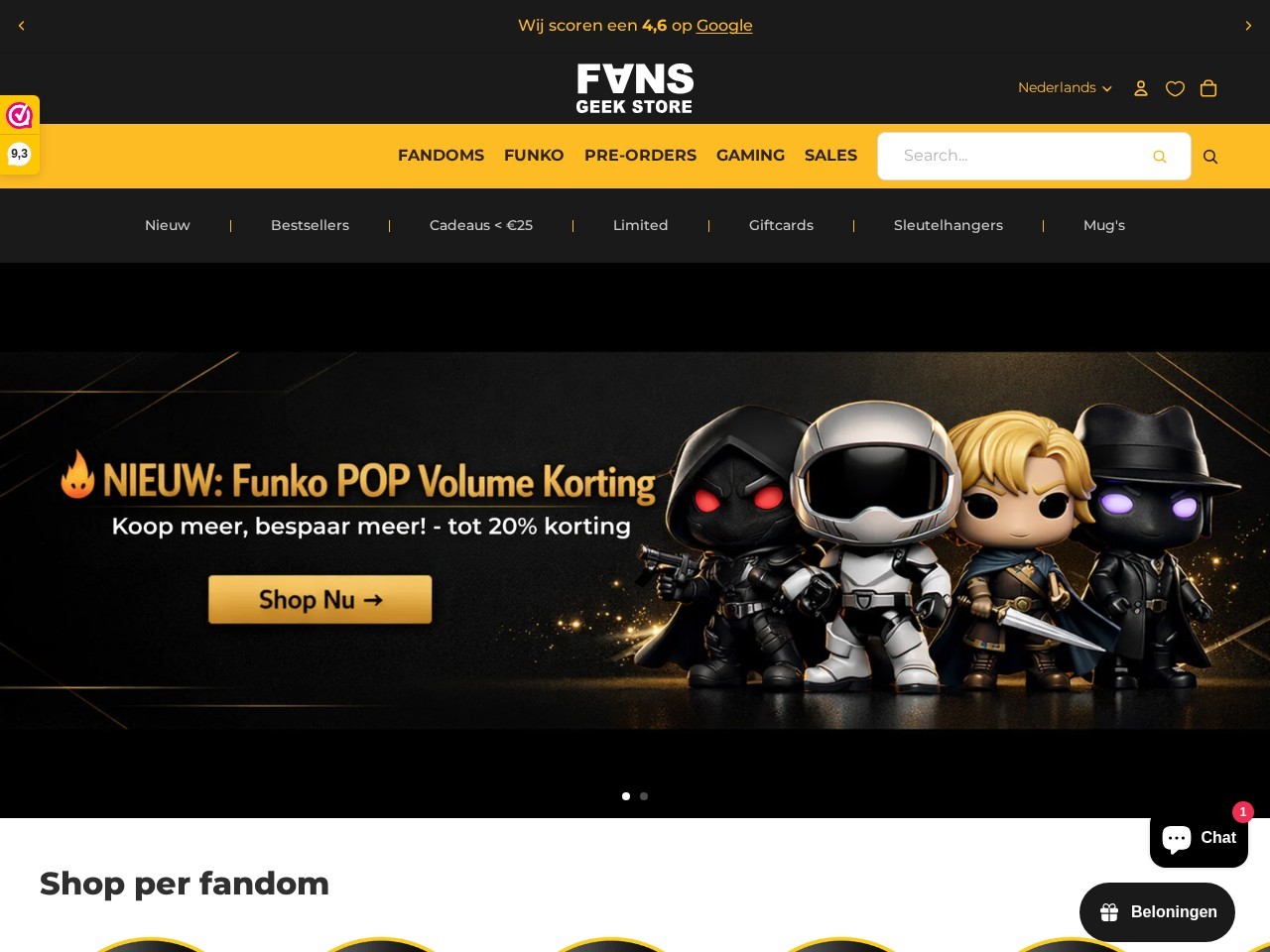 FANS - Collectibles & Verzamelobjecten Antwerpen — Website Preview