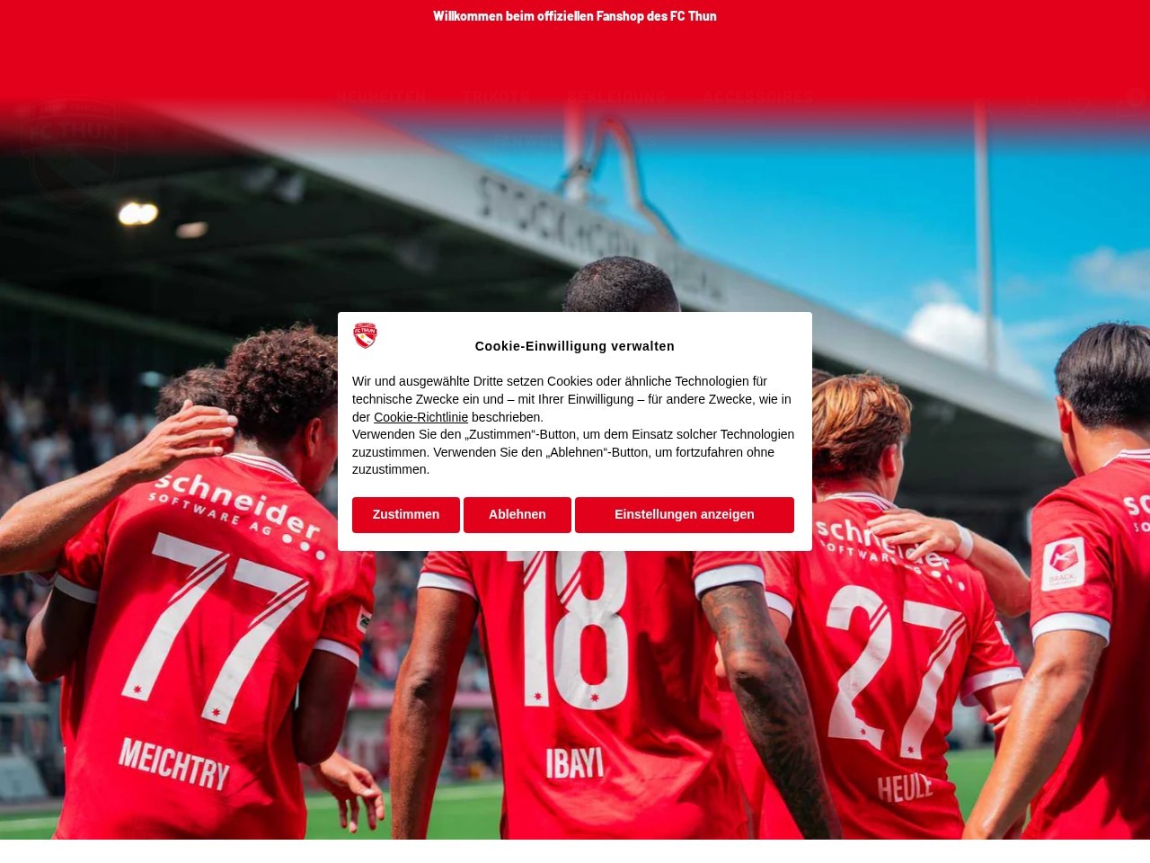 Fanshop FC Thun โ Website Preview