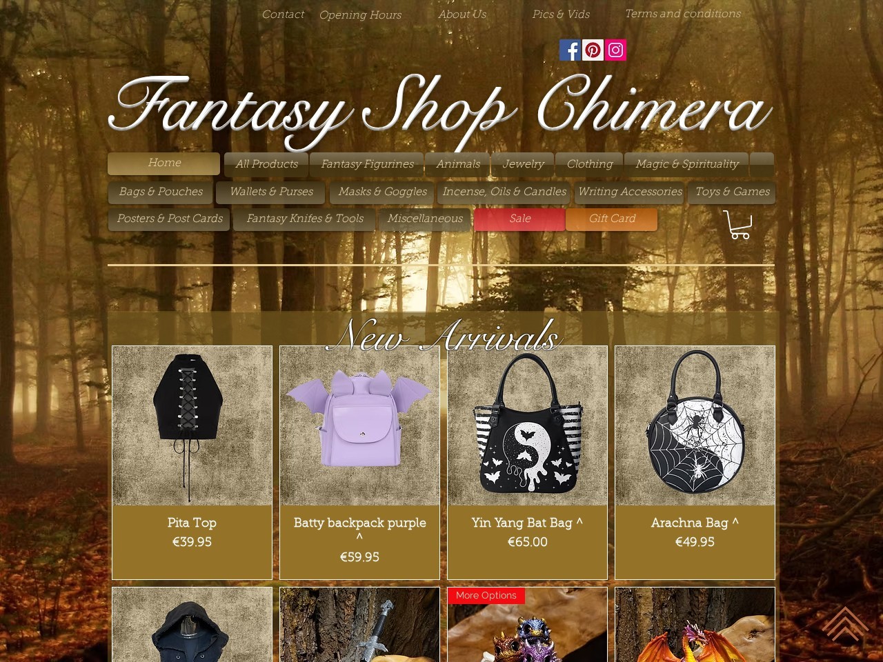 Fantasyshop Chimera โ Website Preview