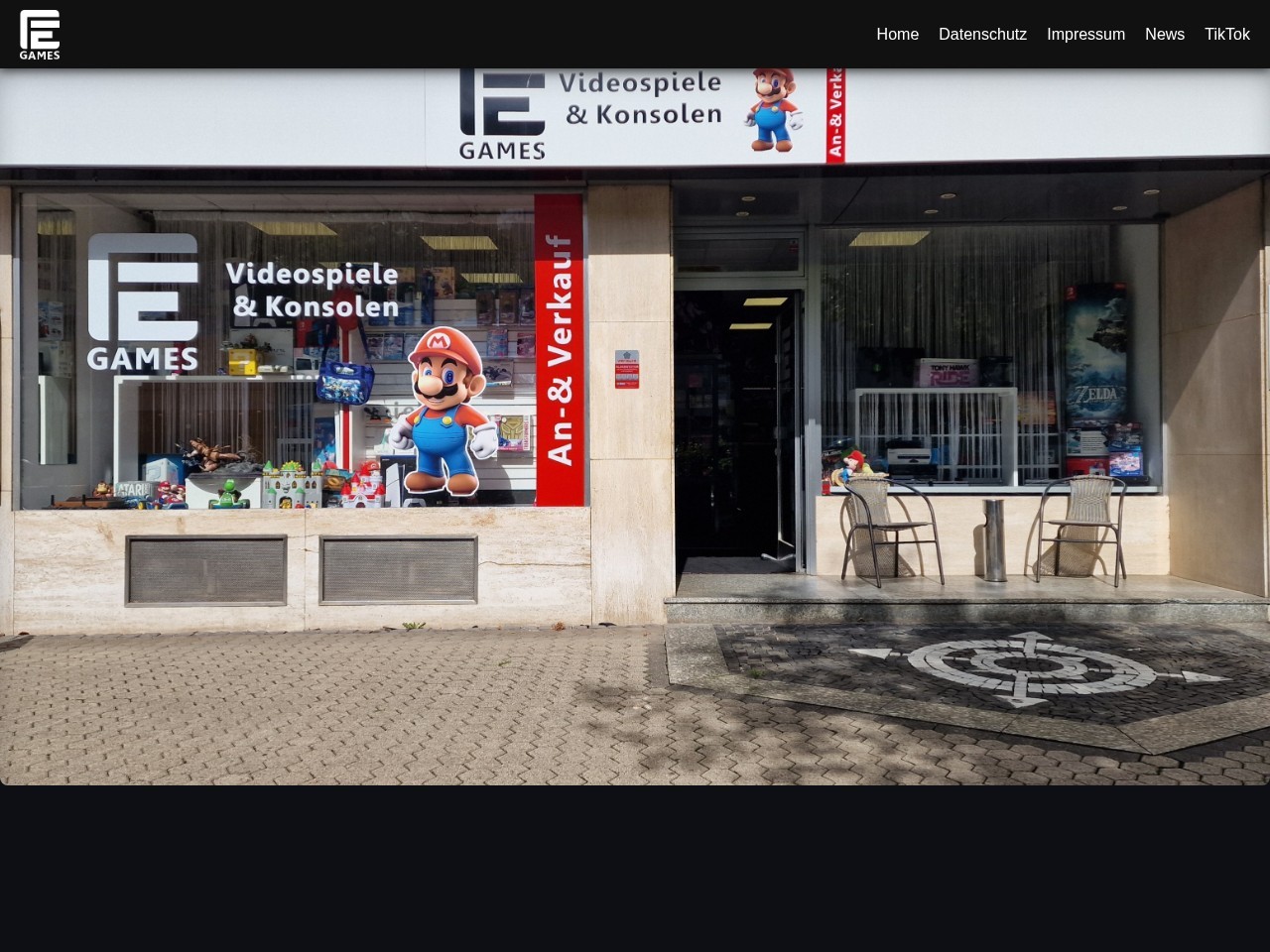 FE-Games — Website Preview