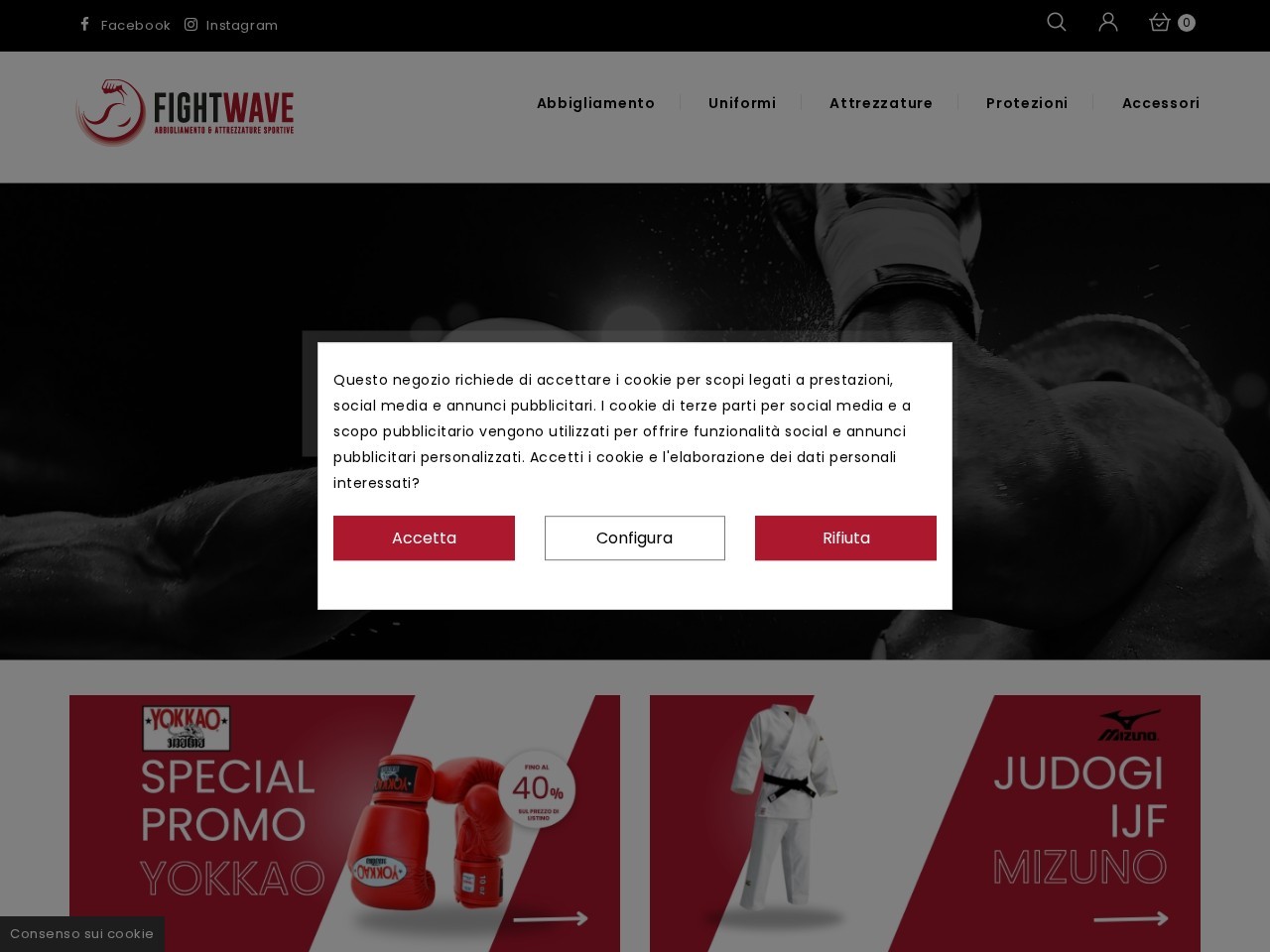 Fight Wave — Website Preview