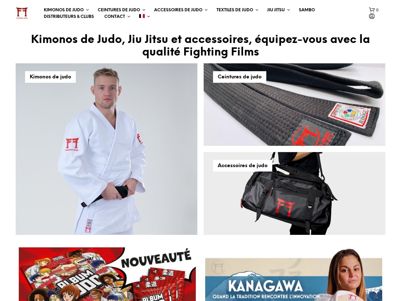 Fighting Films Europe – Judo Shop — Website Preview
