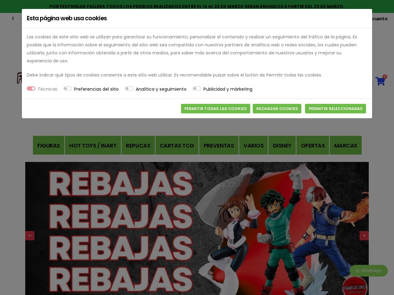 FIGURAS DE COMICS - Tu tienda de Colección — Website Preview