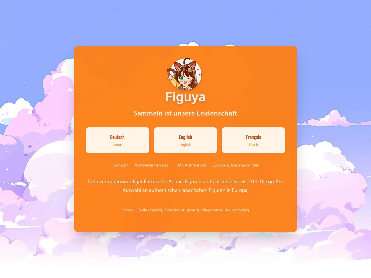 Figuya Store Leipzig — Website Preview