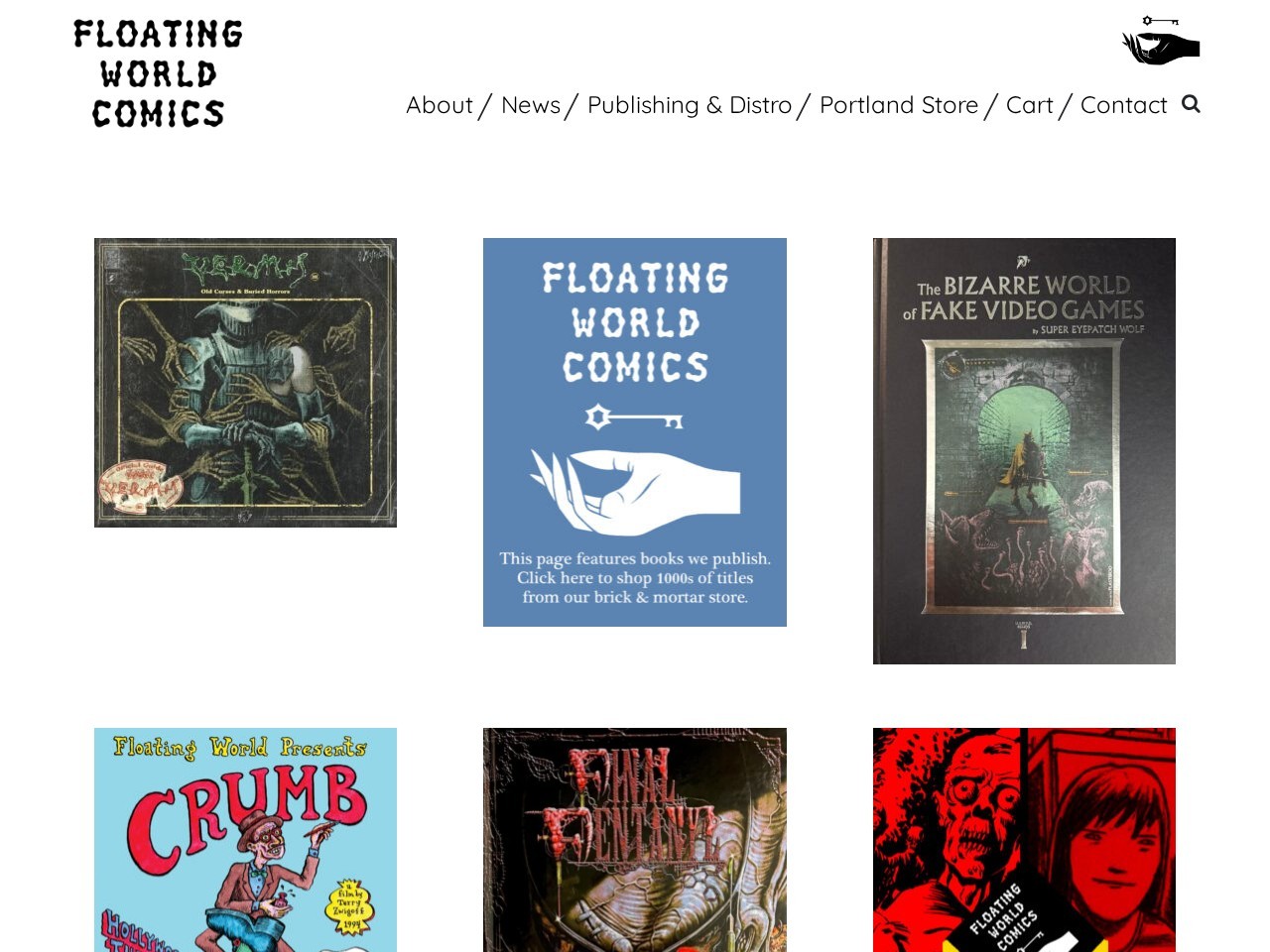 Floating World Comics — Website Preview