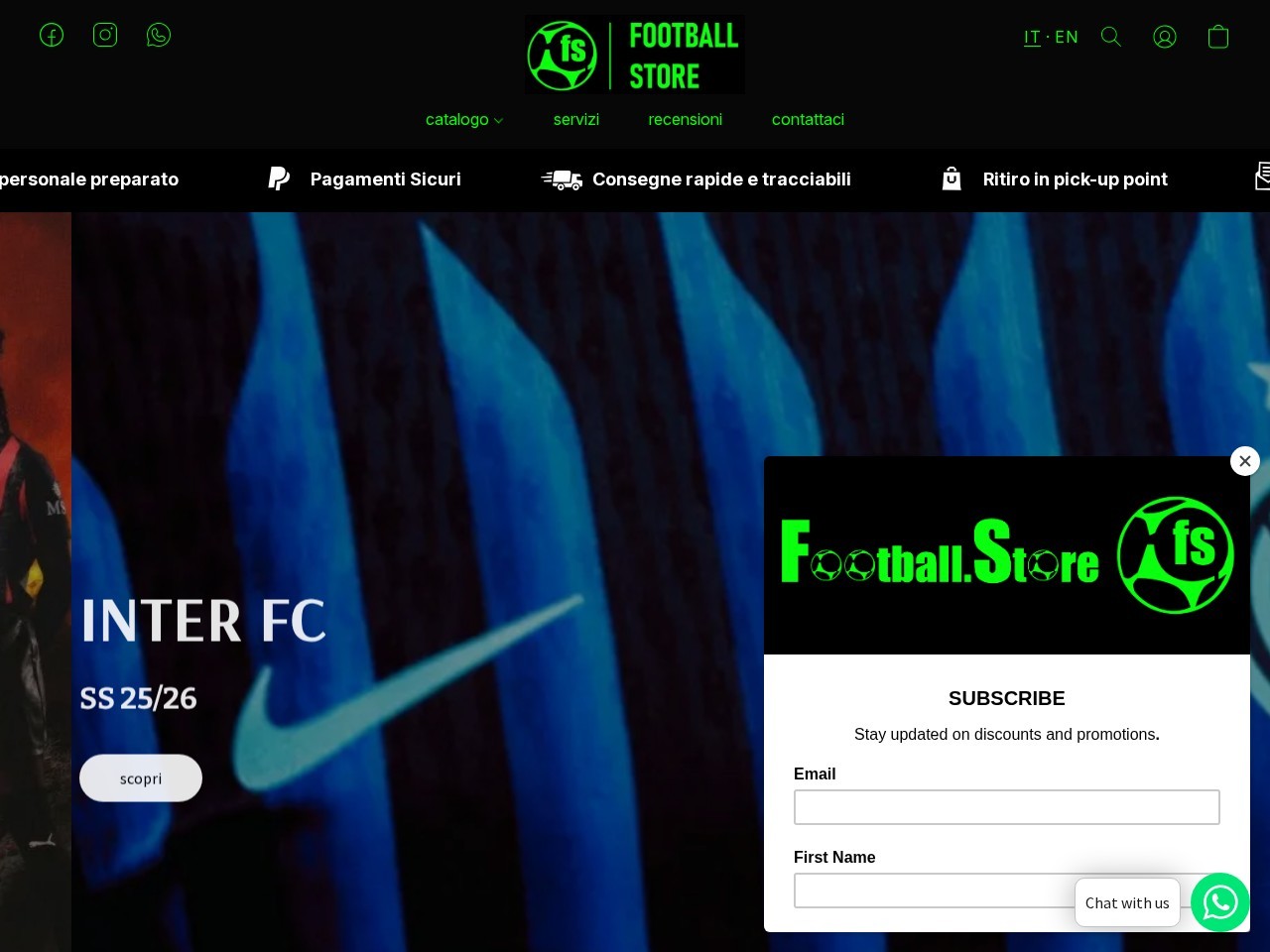 Football.Store — Website Preview