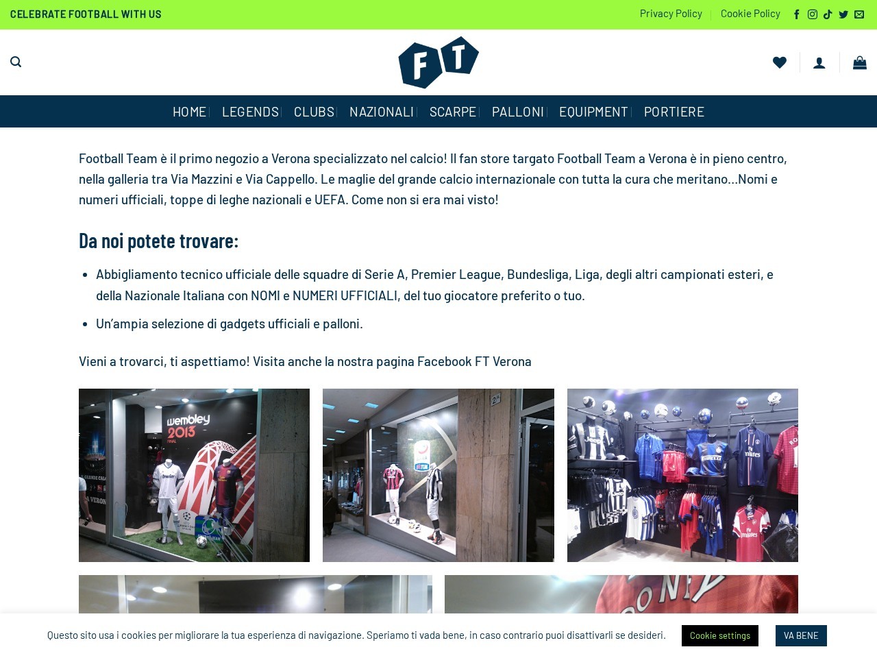 Football Team — Website Preview