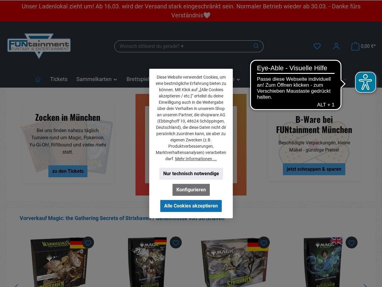 FUNtainment Mรผnchen โ Website Preview