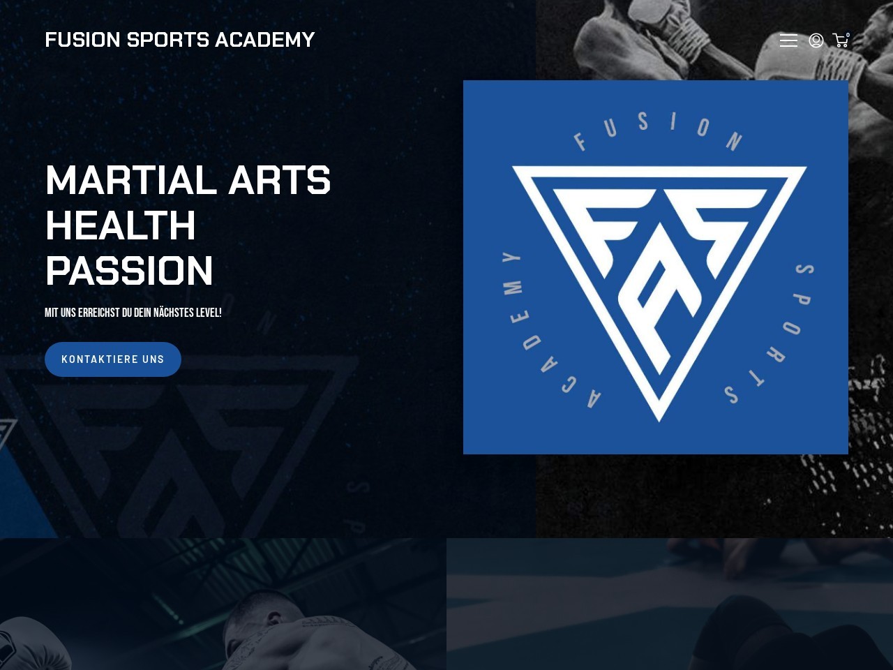 Fusion Sports Academy — Website Preview