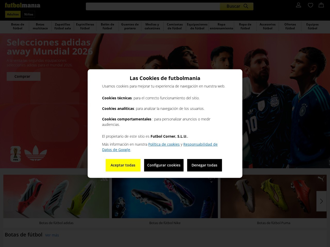 futbolmania — Website Preview