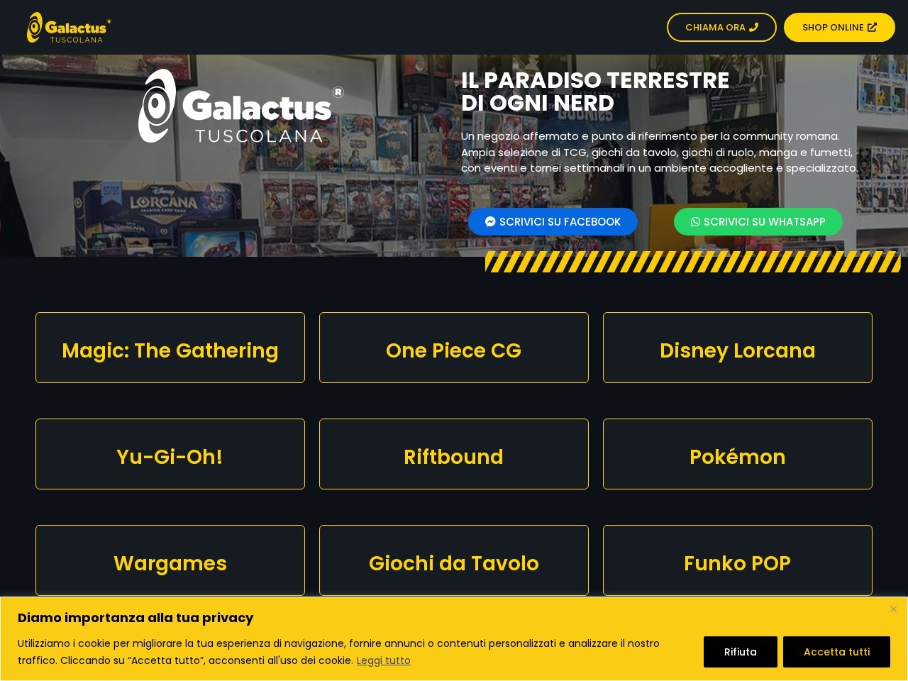 Galactus Tuscolana — Website Preview