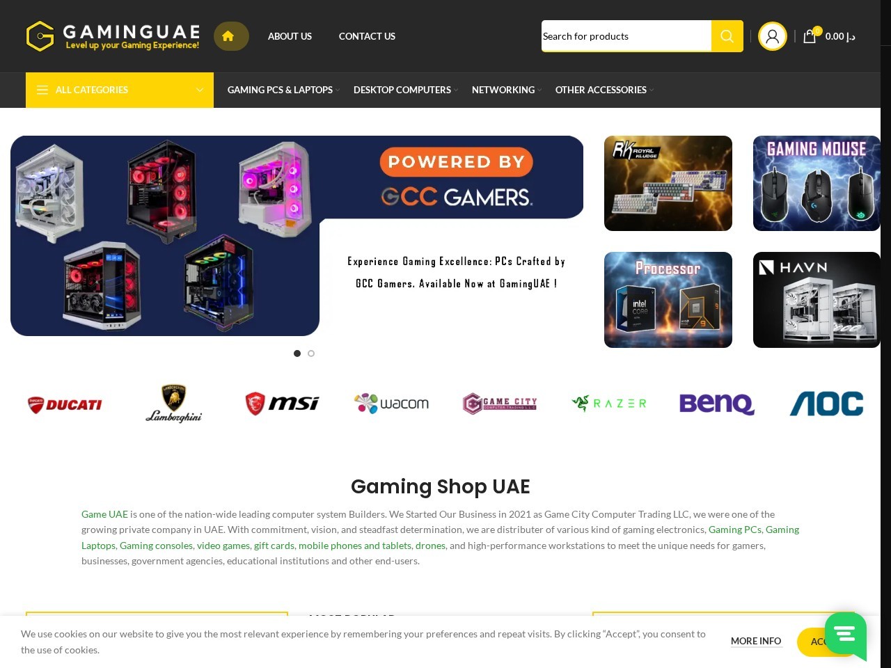 Game City Computer - Custom Gaming PC UAE โ Website Preview