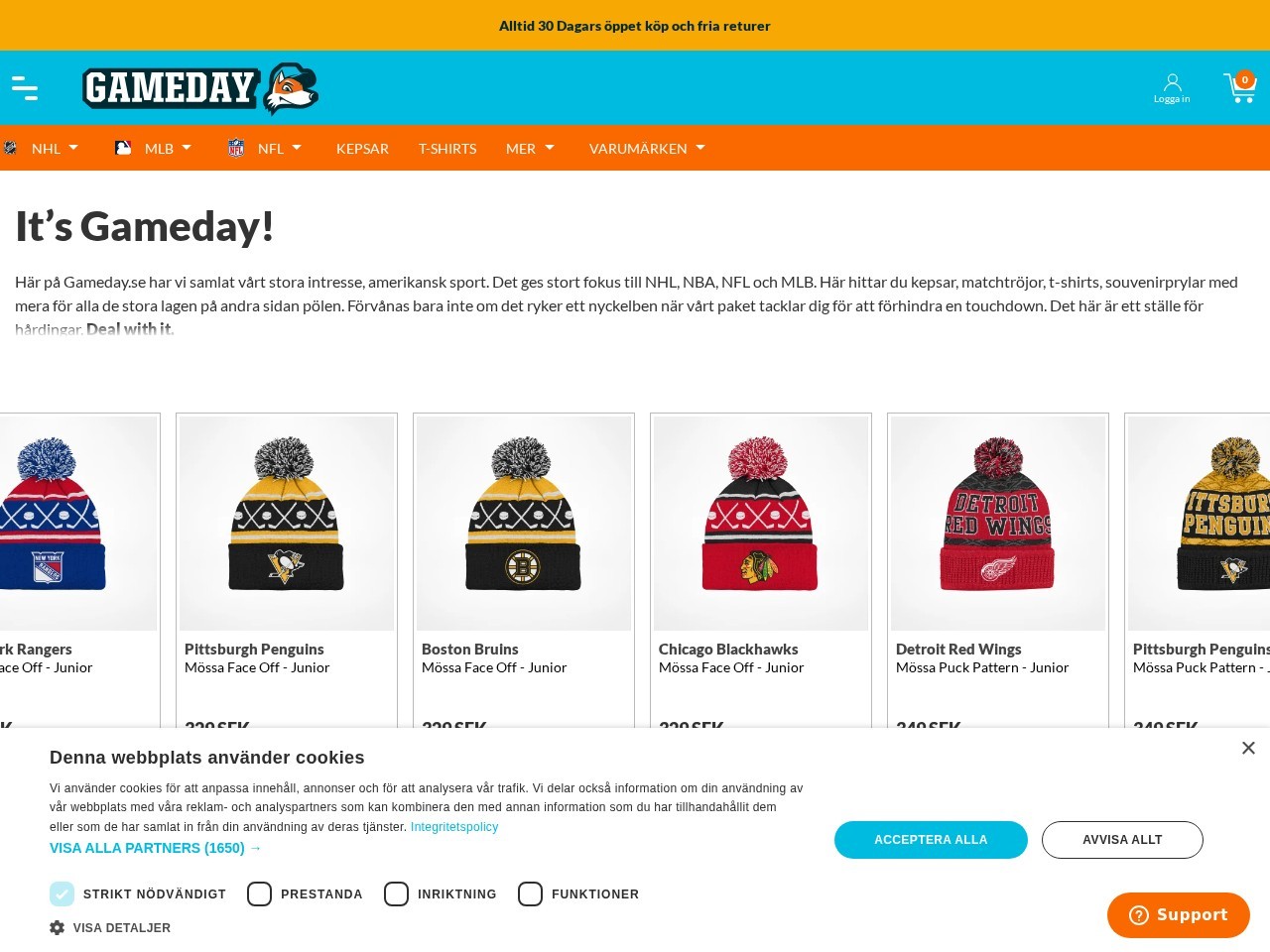 Gameday AB — Website Preview