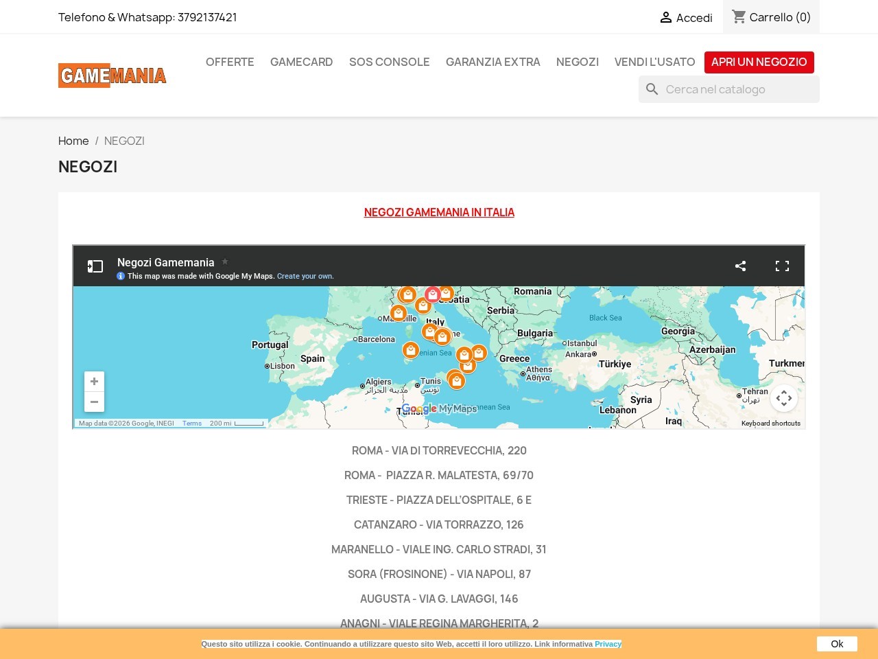Gamemania — Website Preview