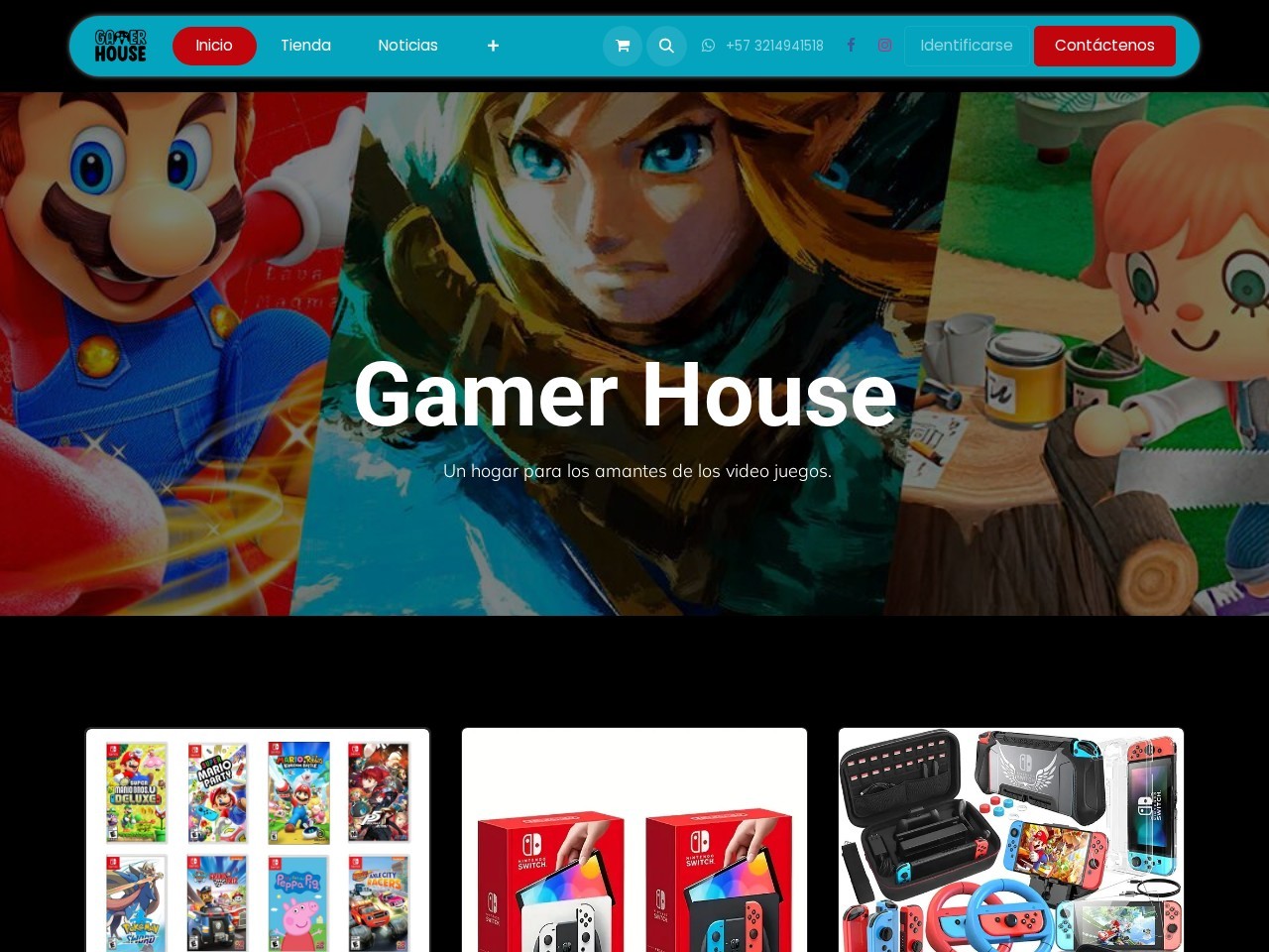 Gamer House โ Website Preview