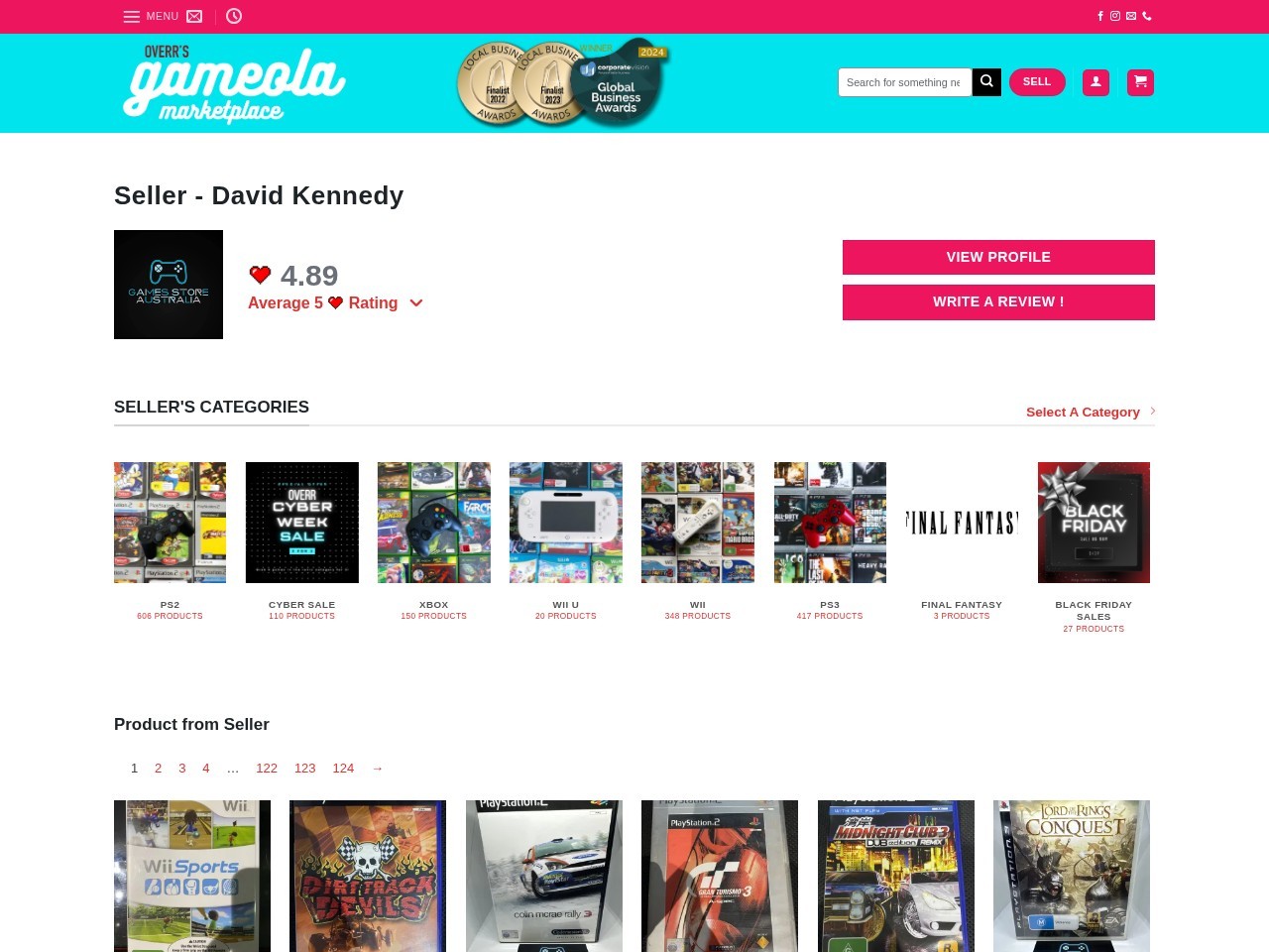 Games Store Australia โ Website Preview