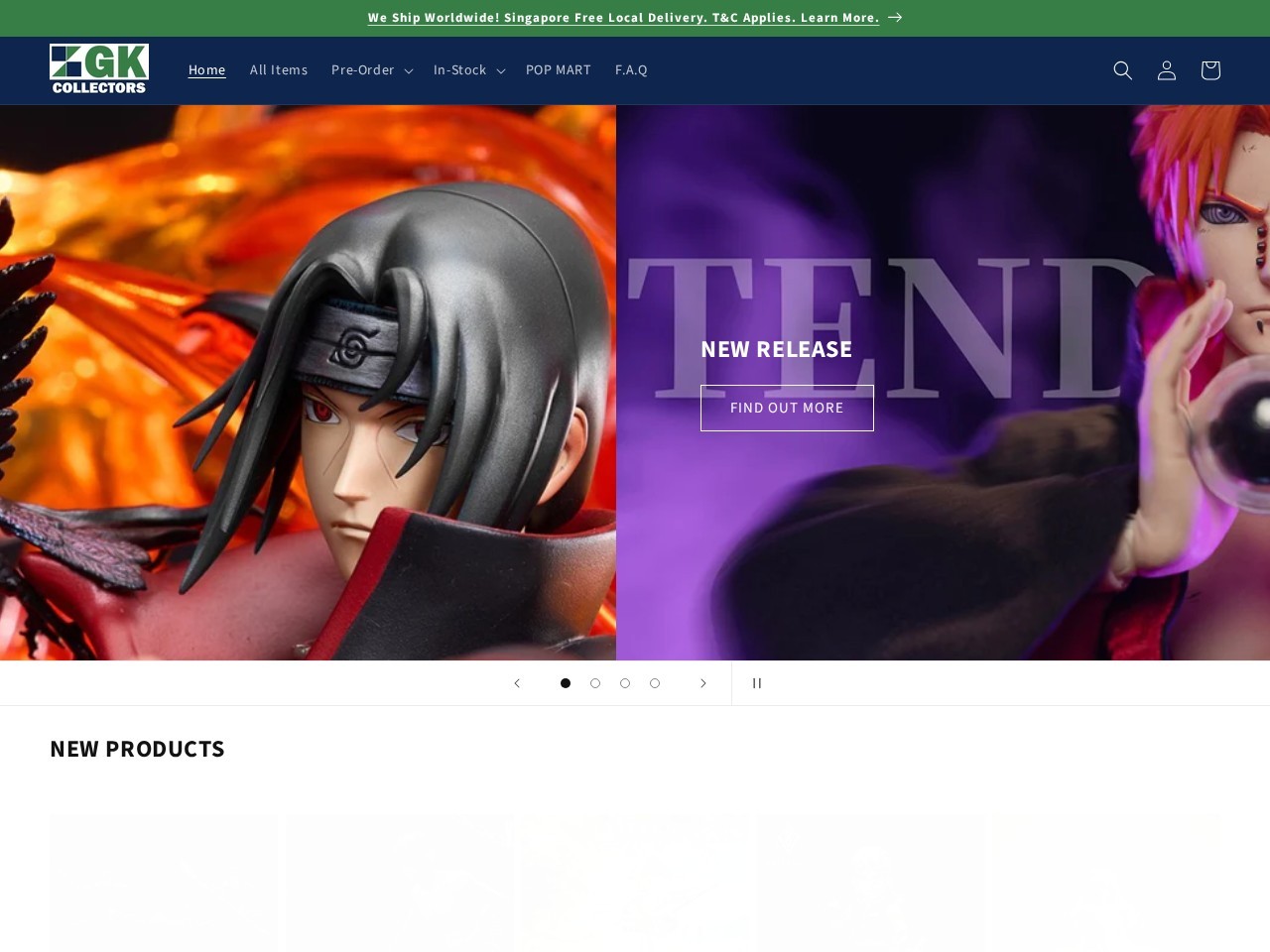 GK Collectors — Website Preview