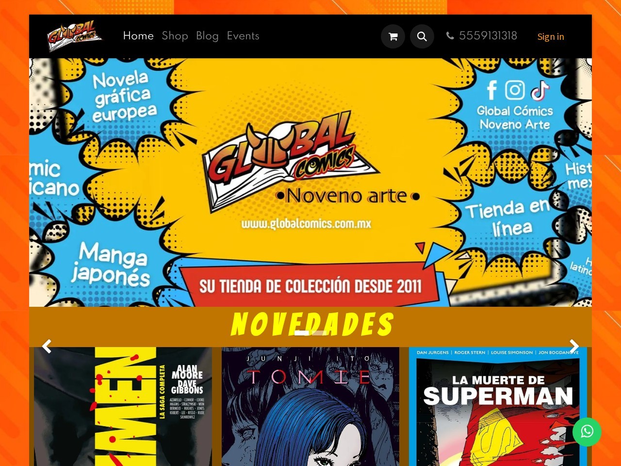 Global Comics Noveno Arte โ Website Preview