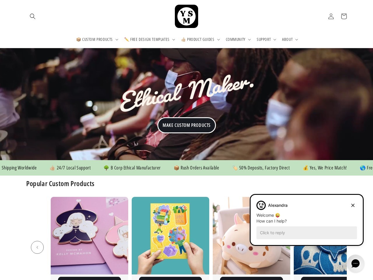 Good Band Merch — Website Preview