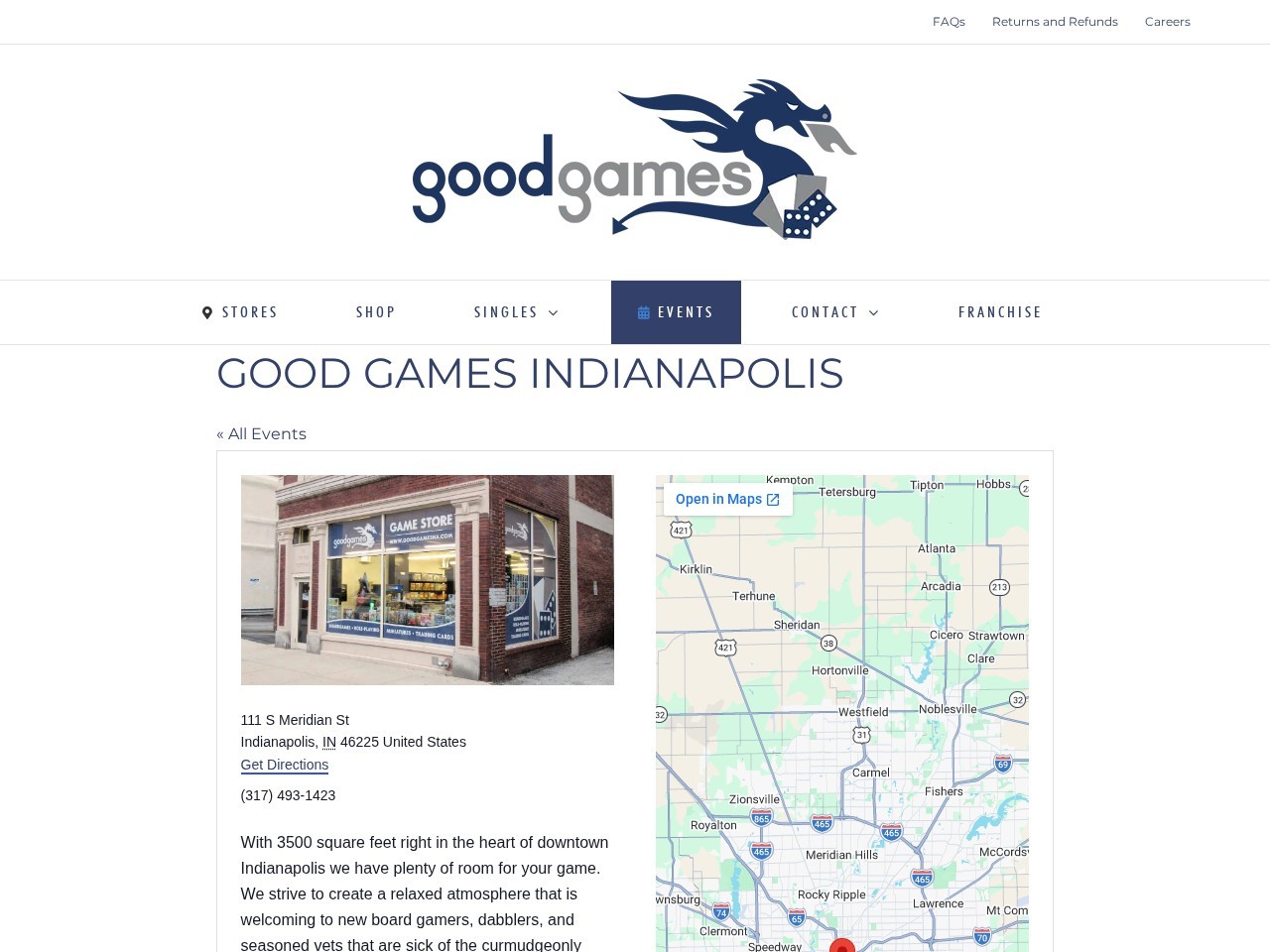 Good Games Indianapolis — Website Preview