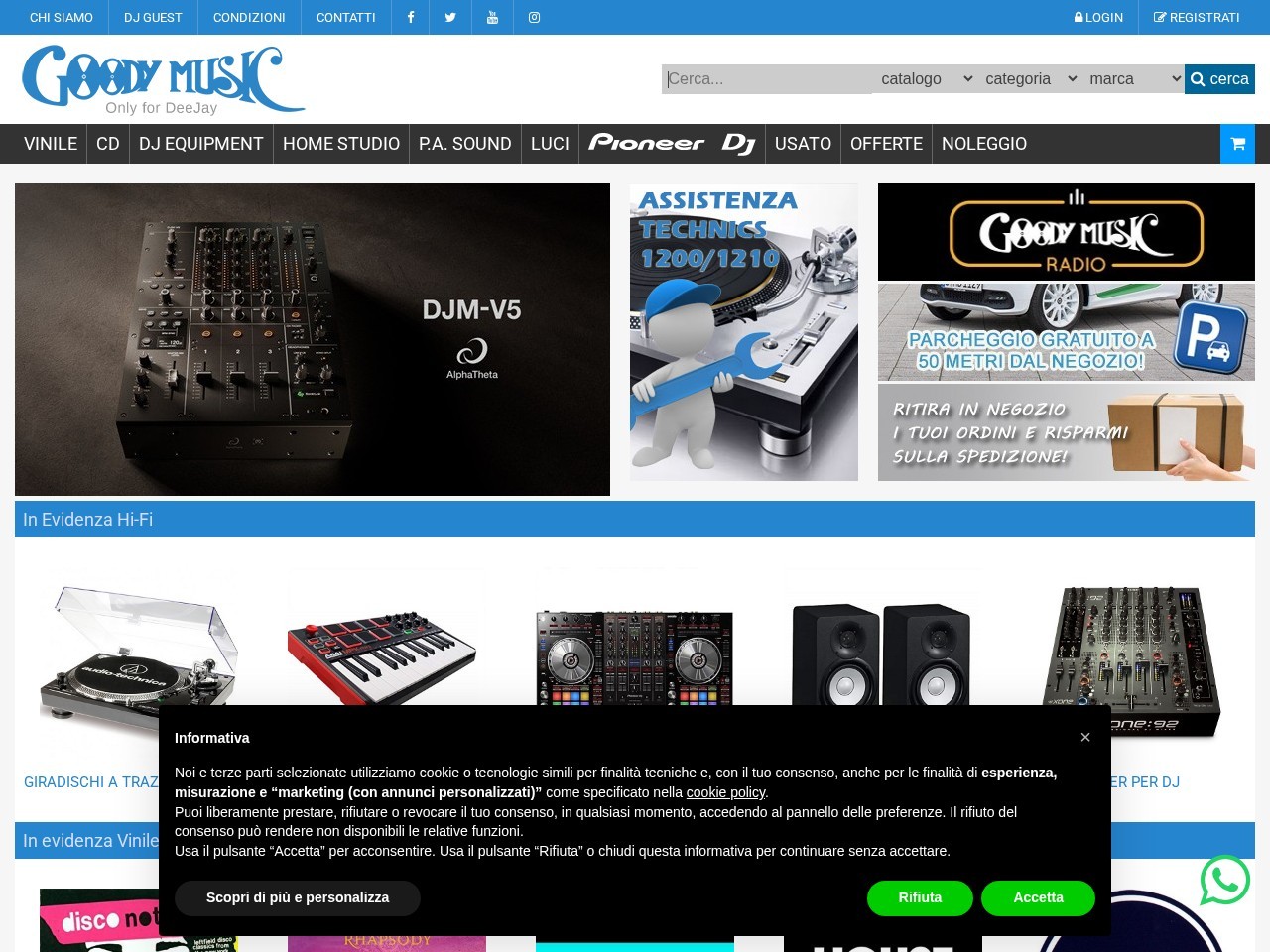 Goody Music Srl — Website Preview