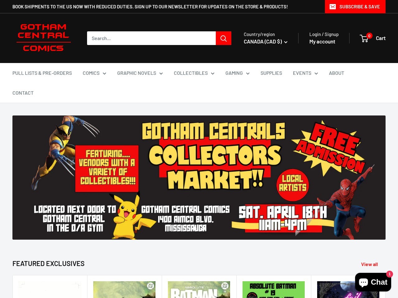 Gotham Central Comics — Website Preview