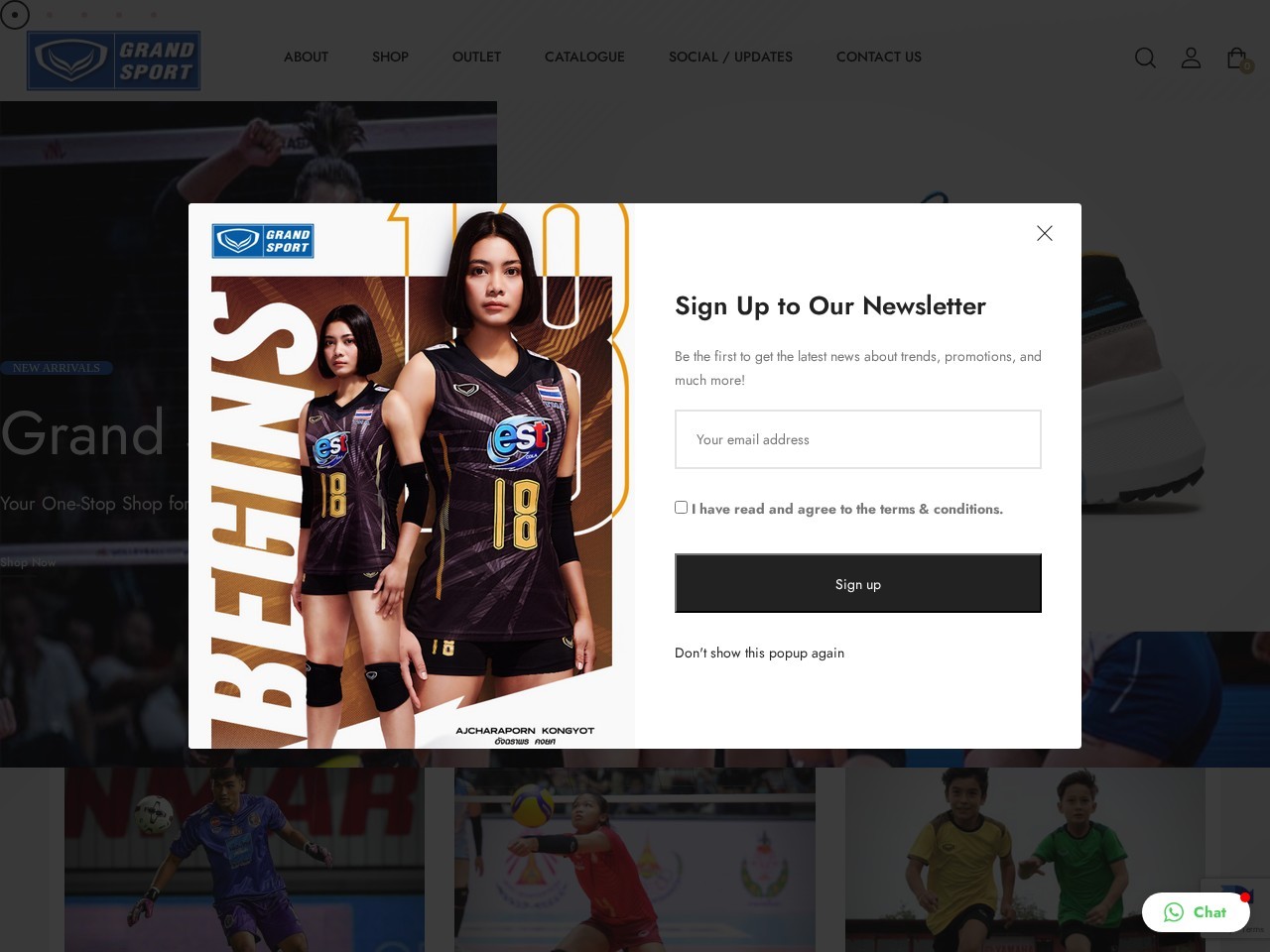 Grand Sport SG — Website Preview